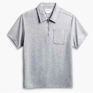 Ministry of Supply Men’s 3XL XXXL Grey Gray Merino Wool Blend Polo Brand New WT